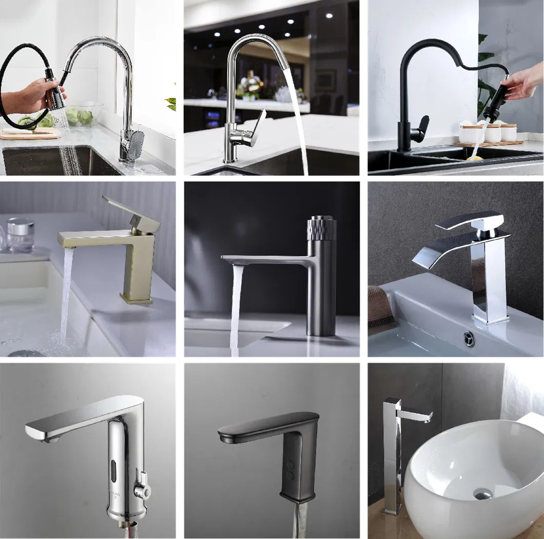 Intellagent Infrared Hot Cold Gun Gray Basin Faucet with Sensor Touchless