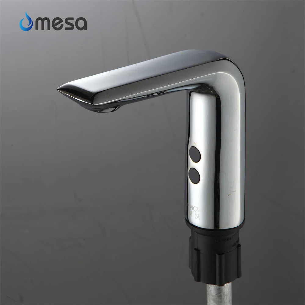 Intellagent Infrared Hot Cold Gun Gray Basin Faucet with Sensor Touchless