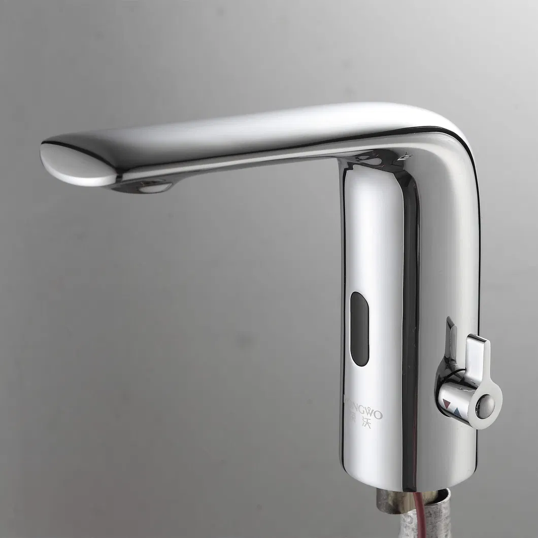 Intellagent Infrared Hot Cold Gun Gray Basin Faucet with Sensor Touchless
