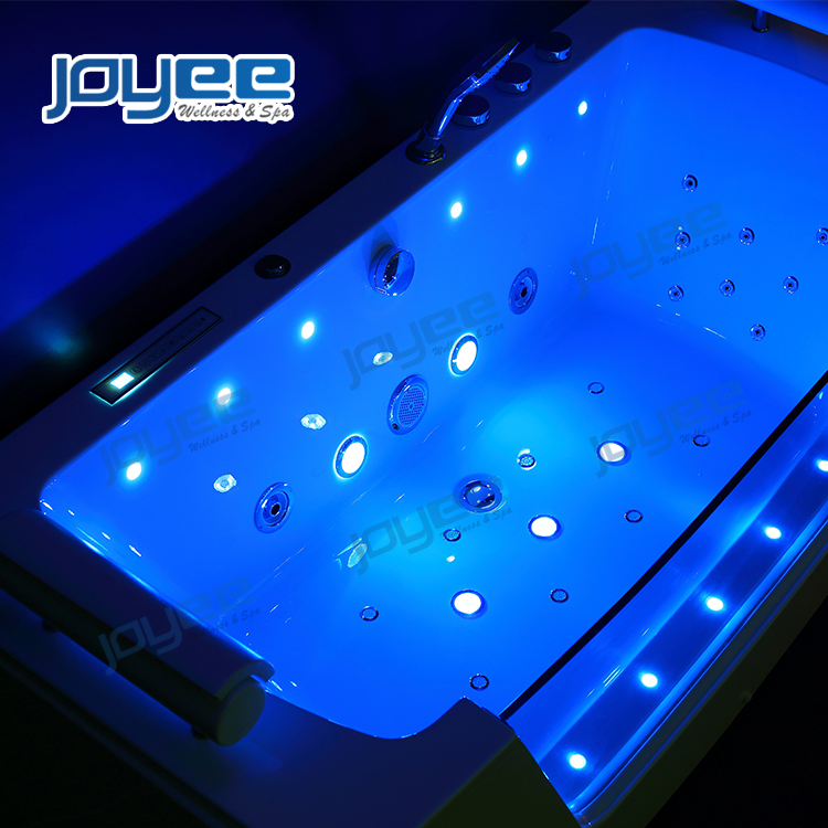 Joyee China Export 1 2 Persons Bathroom Bathtub Hydromassage Bathtub with Glass Window