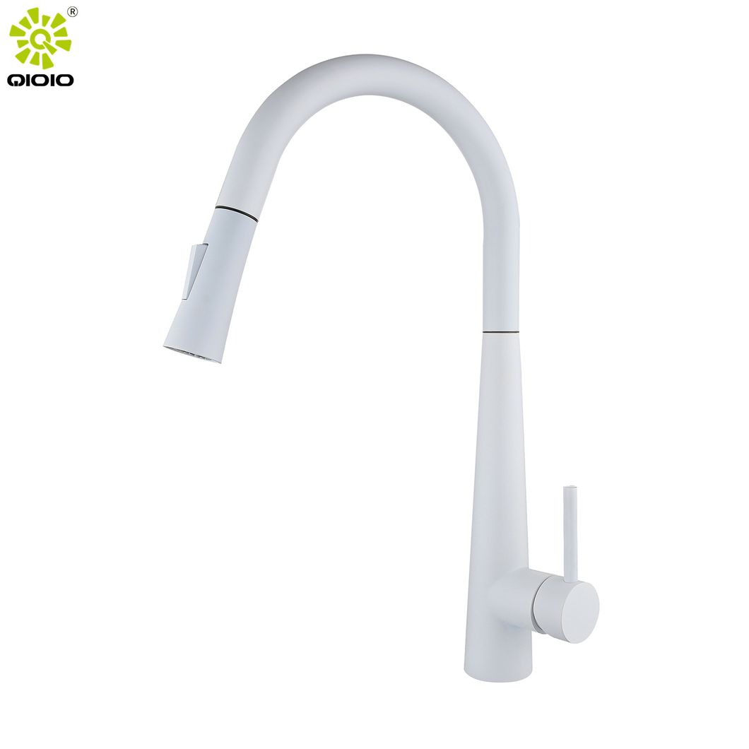 Kaiping Sanitary Ware Faucet Factory High Quality 304 Stainless Steel Pull out Kitchen Sink Faucet Mixer