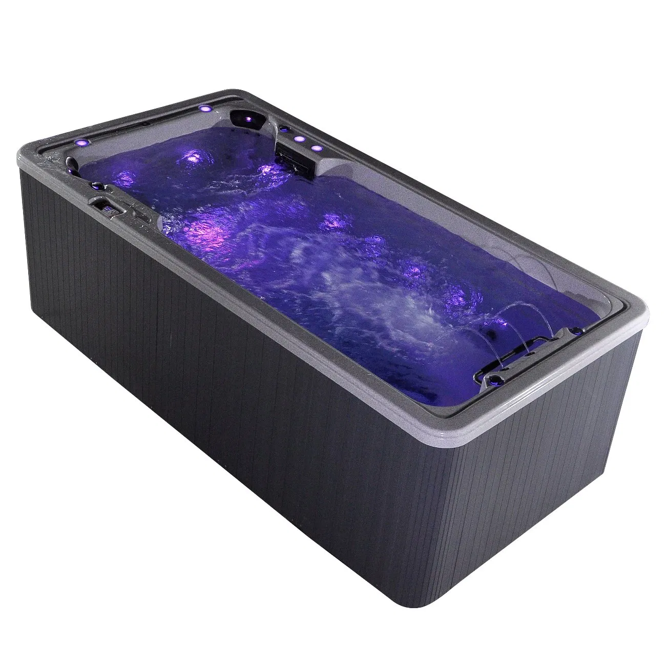 Kingston 3-6 People Pure Acrylic Exercise Big Swimming Pool Hot Tub SPA / Whirlpool for The Home (KGT-JCS- SS3 )