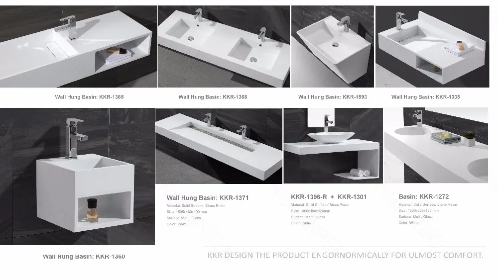 Kkr Wash Basin Acrylic Bathroom Countertop Basin Pedestal Basin