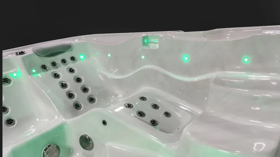 Large Outdoor Balboa System LED Jacuzzi with Economic Price
