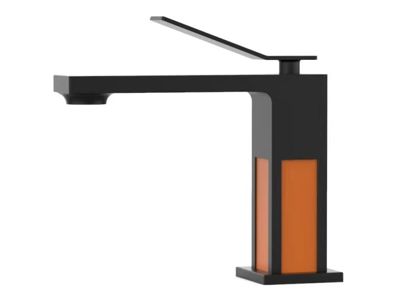 Modern High Quality Bathroom Sanitary Ware Brass Basin Kitchen Water Tap Mixer New Latest Design Faucet ( ZF -3008MB)