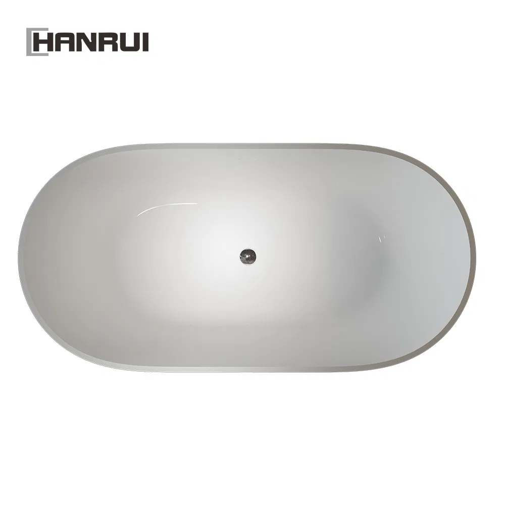 Modern Sanitary Ware Resin Stone Shower Freestanding Bathtub Solid Surface Stone Freestanding Bathtubs