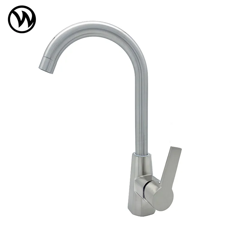 Modern Single Handle Long Neck Kitchen Faucet