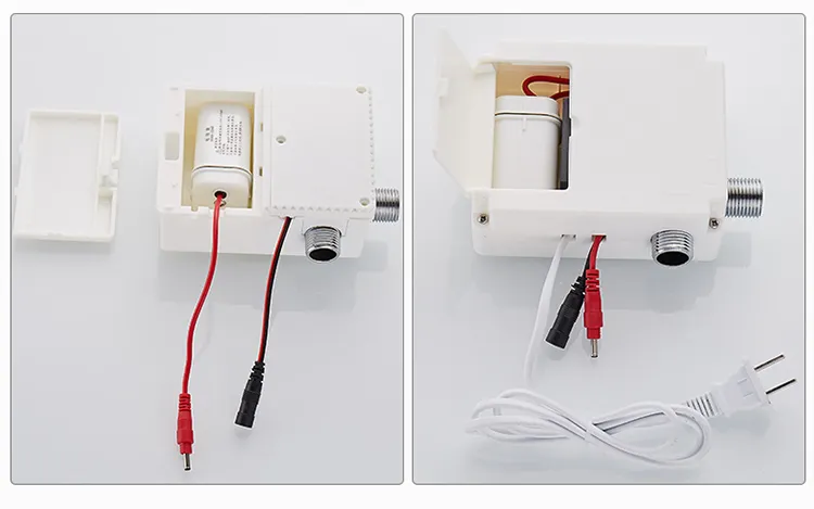 Modern Small Infrared Matt Black Touchless Lavatory Basin Sensor Faucet