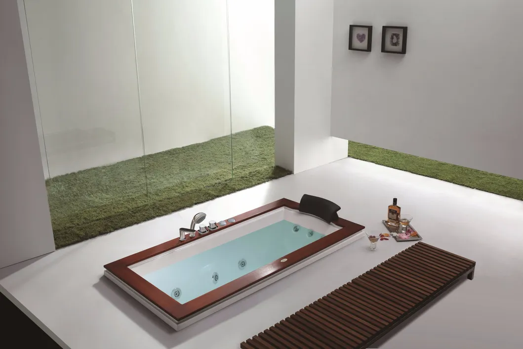 Monalisa 2017 Hot Selling Massage Acrylic Bathtub (M-2039)
