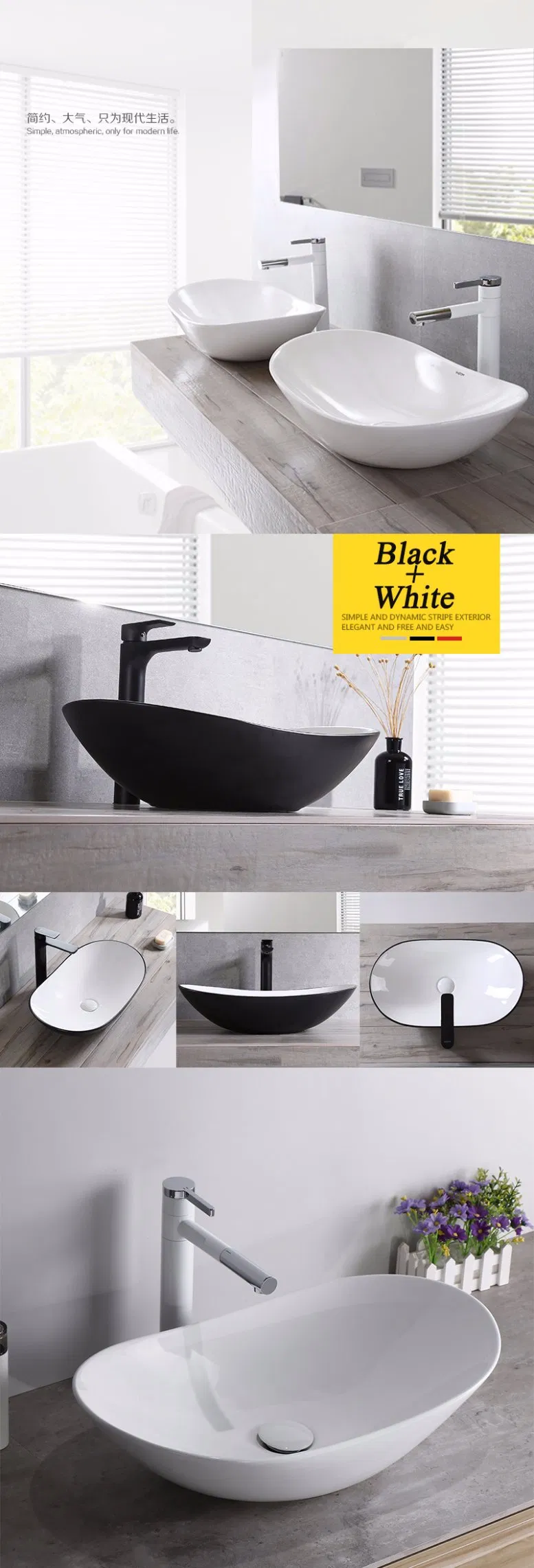Project Design Wc Washing Basin with Washing Mixer Bc-7017