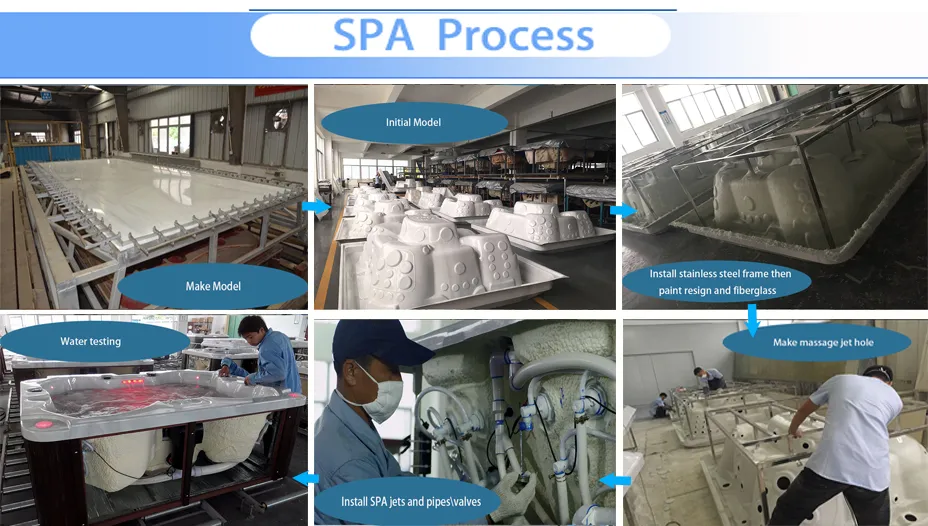 Promotional USA Balboa 6 Person Hydro Massage Outdoor SPA Tub