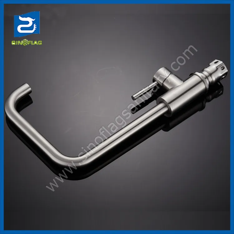 Rotatable 304 Stainless Steel Lead-Free Kitchen Mixer Sink Faucet