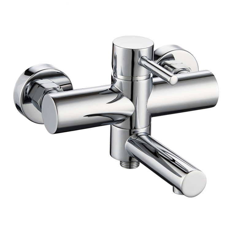 Round Lever Handle Single Hole Wash Basin Faucet