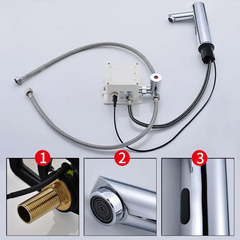 Sairi Simple Design Automatic Touchless Basin  Sensor Faucet 