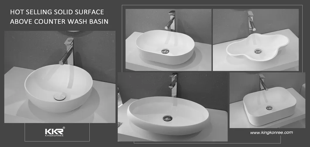 Sanitary Ware Resin Stone Bathroom Wash Basin Stone Basin