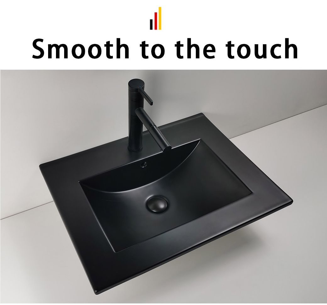 Sanitary Ware Thin Edge Hand Wash Sink Bathroom Ceramic Cabinet Wash Basin Sink