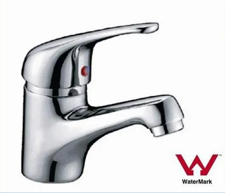 Sanitary Ware Watermark Chrome Brass Single Lever Basin Tap (HD6041)