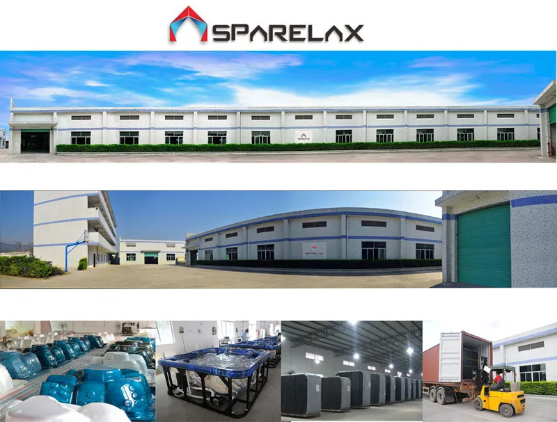 Sparelax Top Sale High Quality Mini Ellipse Swimming Pool Swim SPA Bathtub Hot Tub Massage Bathtub 2A12