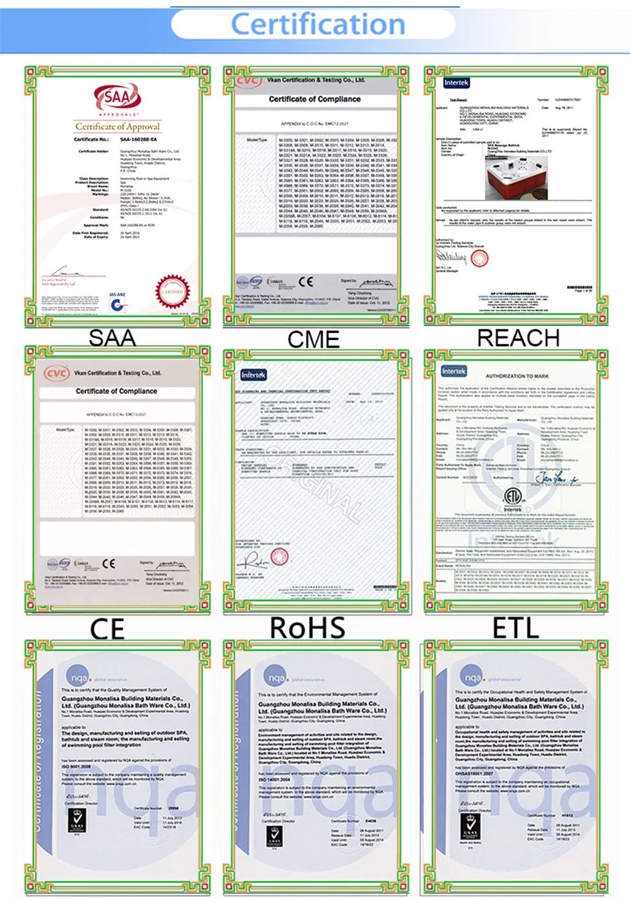 Special Design USA Balboa System Tub Massage Whirlpool SPA (M-3395)