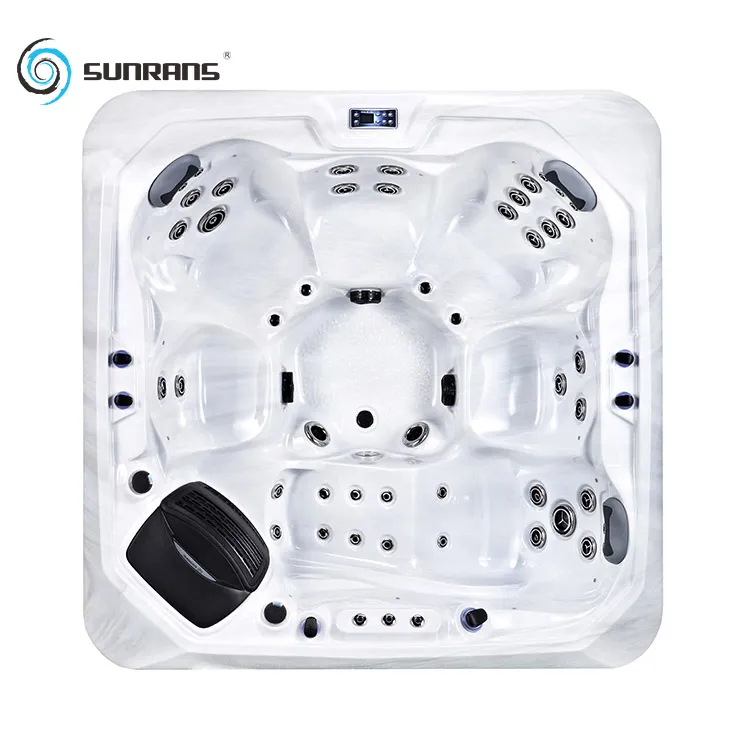 Sunrans Whirlpool Massage Outdoor 6 Person Balboa SPA Hot Tub
