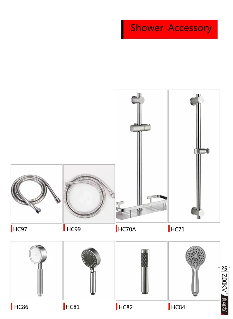 SUS304 Stainless Steel Wall Mount Showe Fixture System 8 Inch Round Hand Sprayer Adjustable Slide Bar Rain Shower Single Handle Shower Faucet