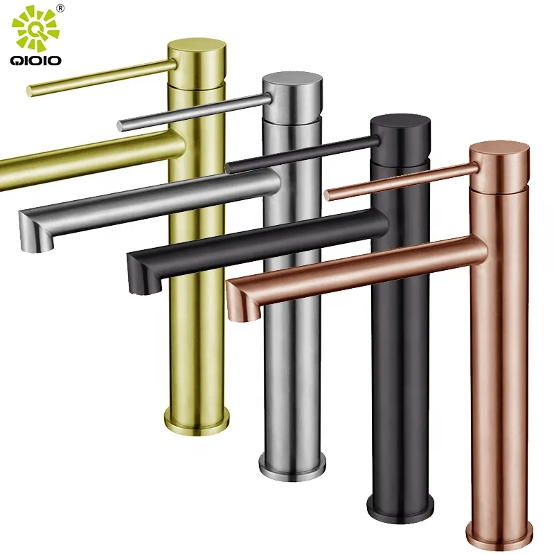 Tall Stainless Steel 304 Brushed Water Mixer Tap