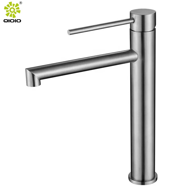 Tall Stainless Steel 304 Brushed Water Mixer Tap