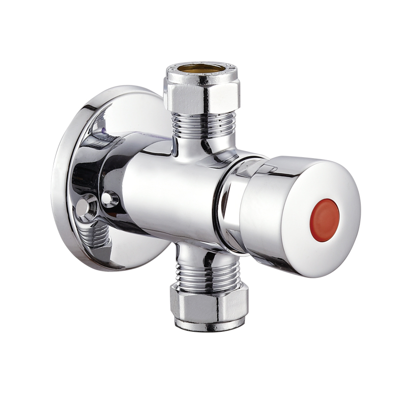 Time Delay Chrome Plated Copper Water Tap