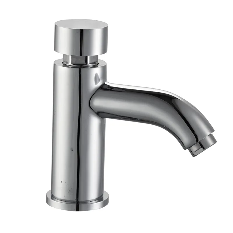 Time Delay Chrome Plated Copper Water Tap
