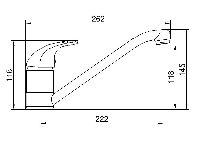Turnable Spout New Fashion Kitchen Sink Faucets