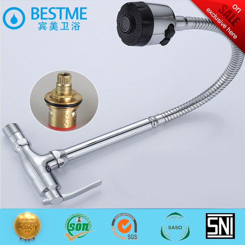 Wall Mounted Single Cold Bathroom Taps Cheaper Faucet (BN- 0317 )