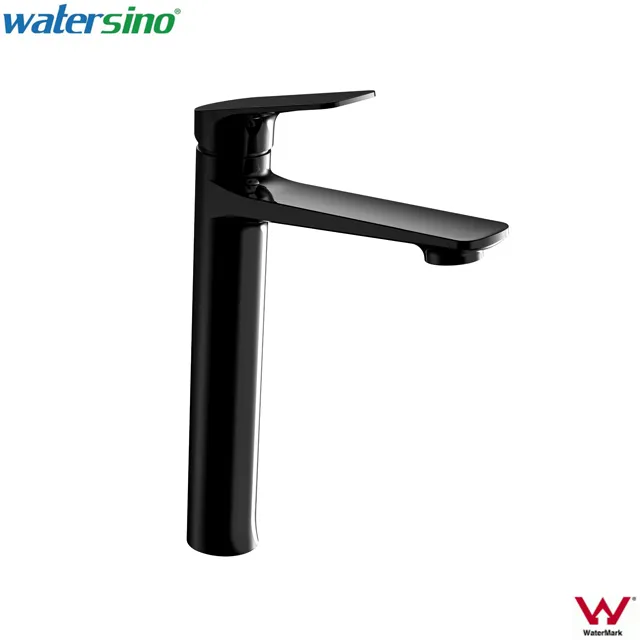 Watermark Dzr Brass Kaiping Matte Black Extended Basin Faucet Tap
