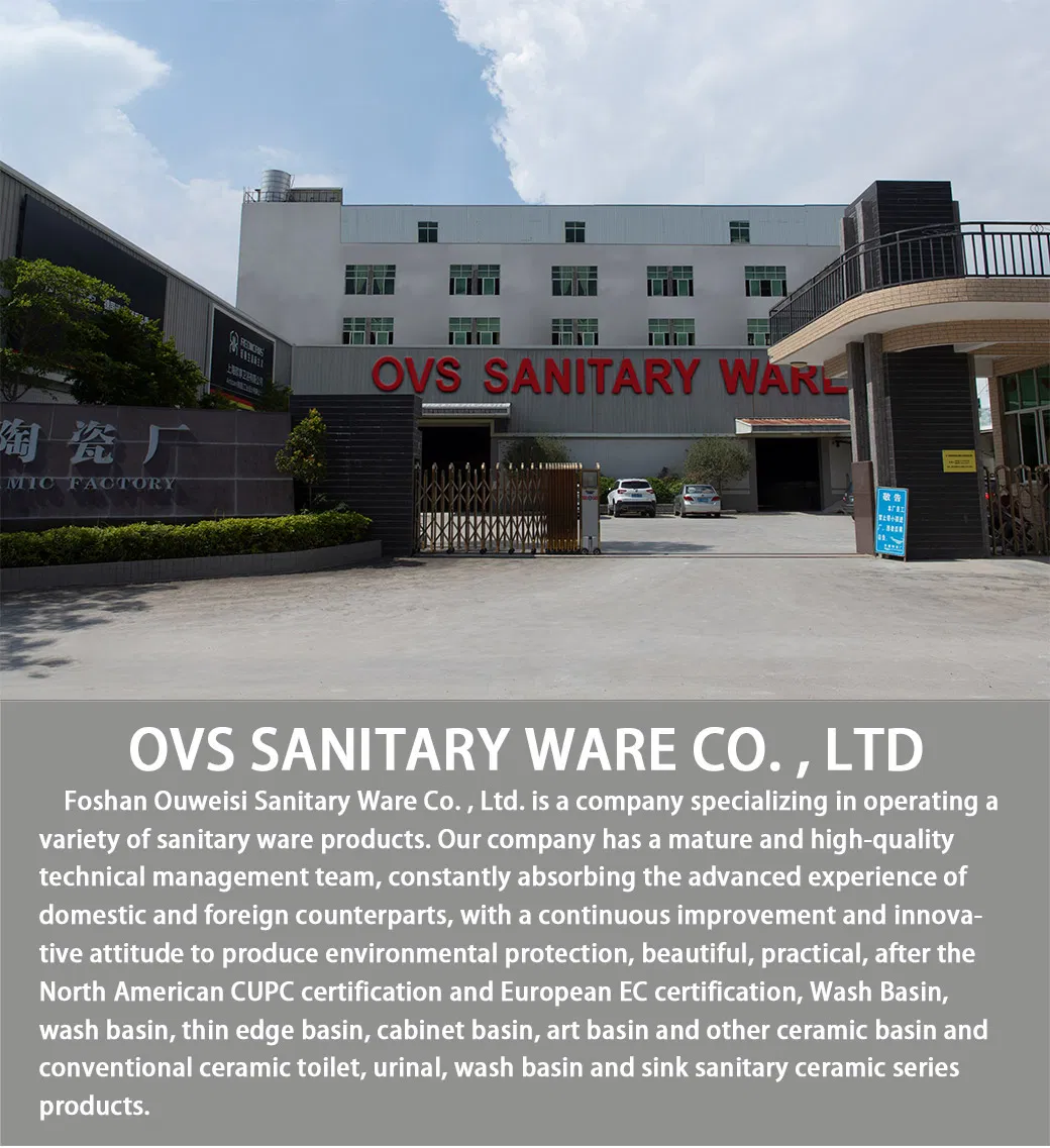 White Color Art Decorated Wash Basin for Bathroom