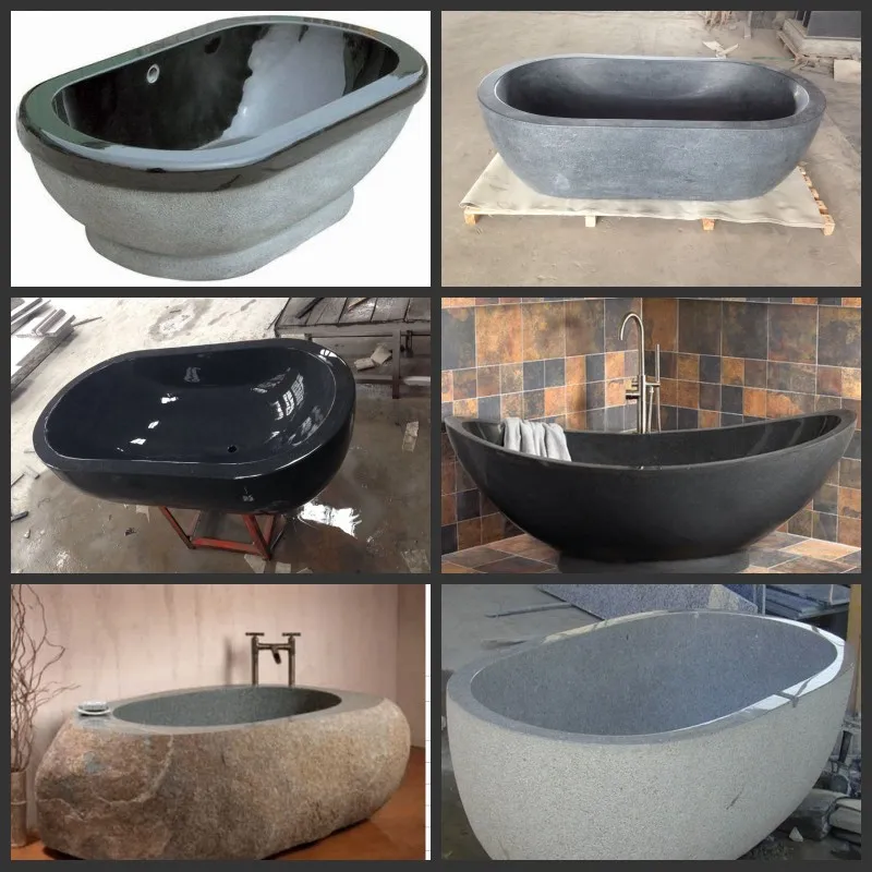 White Marble Stone Bathroom Bathtub for Massage Tub