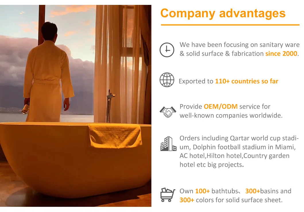 Wholesale Luxury Dark Marble Freestanding Square Solid Stone Bathtub Kkr-B107