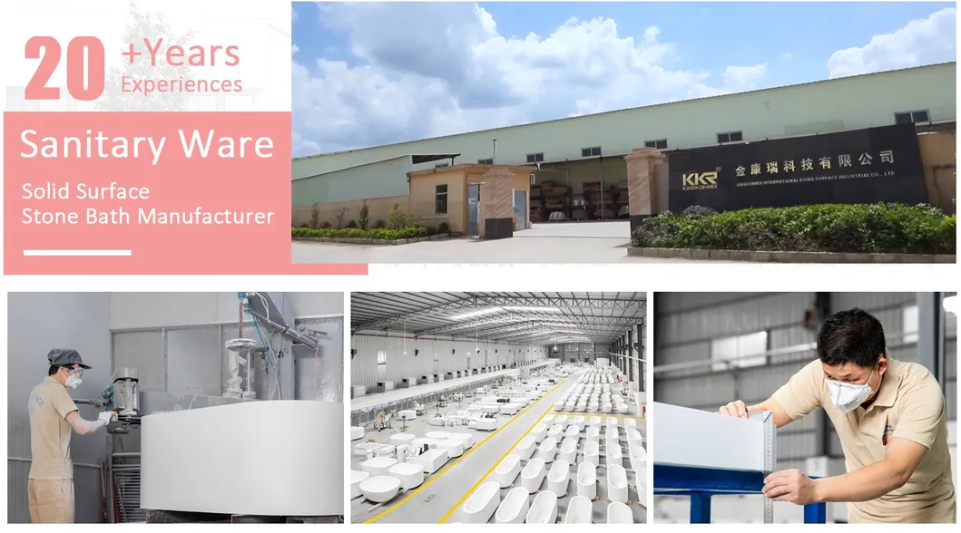 Wholesale Luxury Dark Marble Freestanding Square Solid Stone Bathtub Kkr-B107